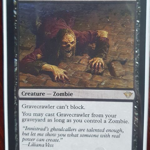 Magic the gathering kort. Gravecrawler