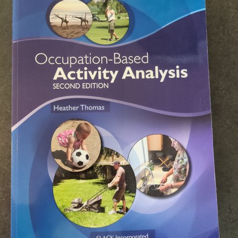 occupation-based activity analysis second edition