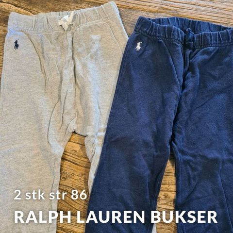 2 stk Ralph Lauren bukser str 86.