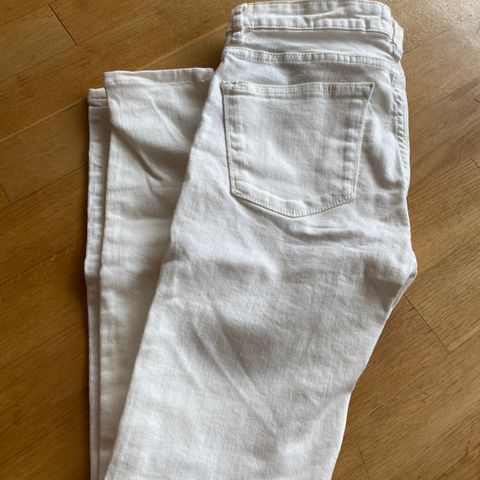 Zara hvit jeans str 36