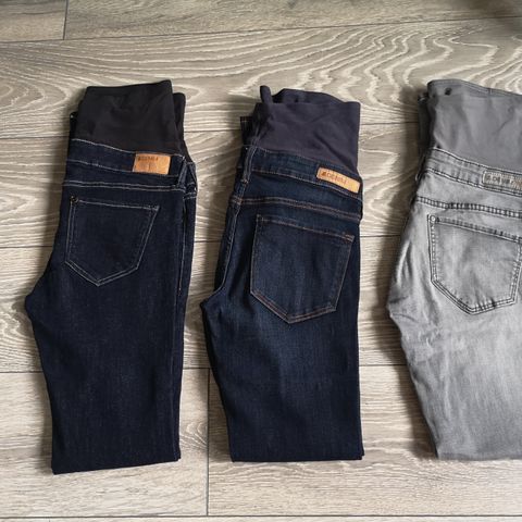 Gravid bukse/mamma jeans/denim bukser