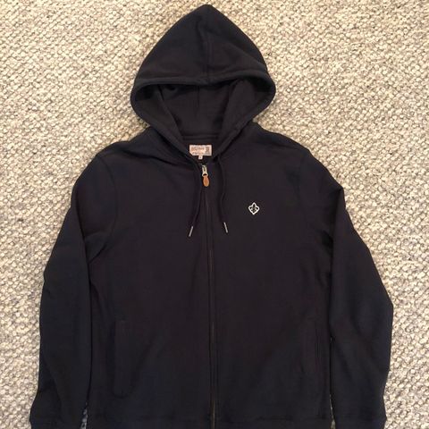 Morris Berkley Zip Hoodie Old Blue