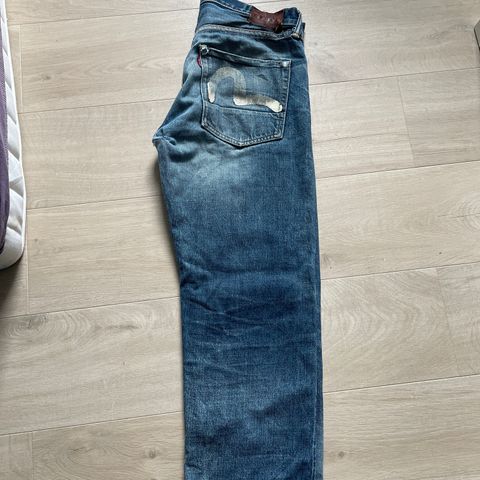 Evisu jeans, selvedge