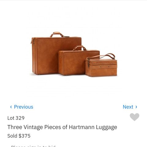 Hartman Luggage Vintage Kofferter ...