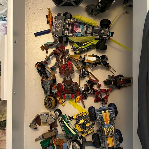 Endel legofigurer, ninjago, star wars lego city etc