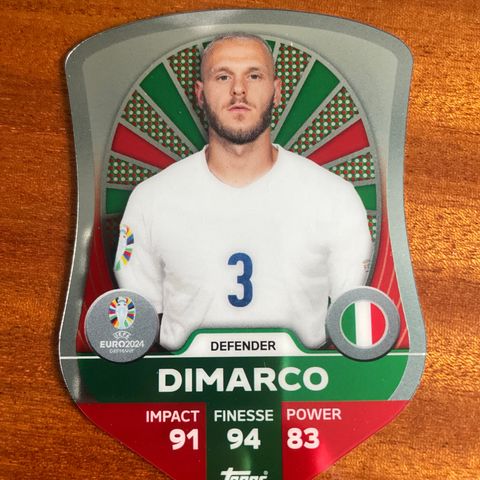 EURO2024 chrome shield DiMarco (SC 4)