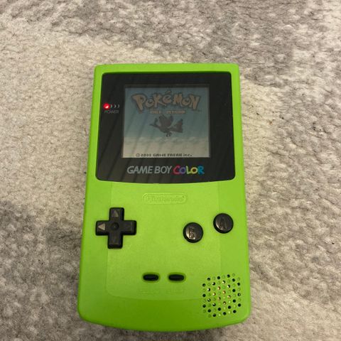 Grønn Nintendo Gameboy Color