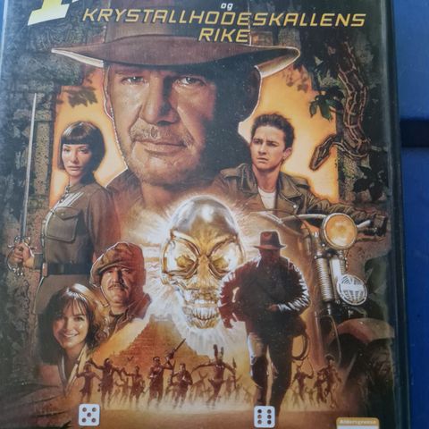 Kr 10 DVD INDIANA JONES 2008