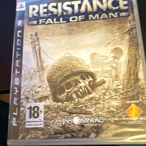 Playstation 3 - Resistance Fall of man (Nytt, uåpnet)