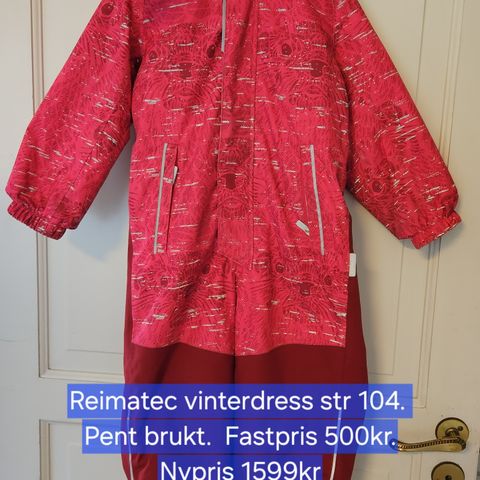 Reima vinterdress str 104