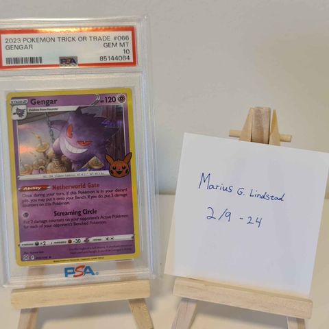 Gengar 066/196 Holo - PSA 10