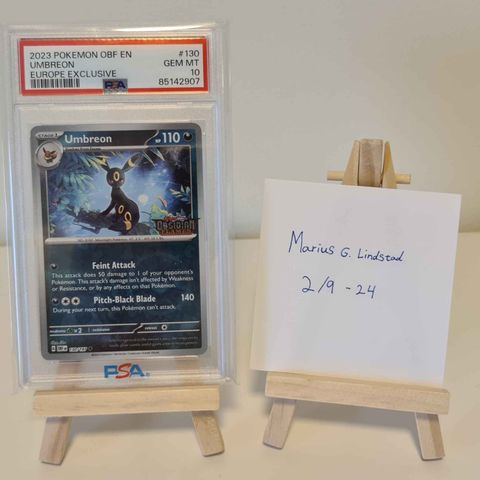 Umbreon 130/197 Obsidian Flames Promo - PSA 10