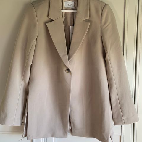 MSCH barbine slit blazer