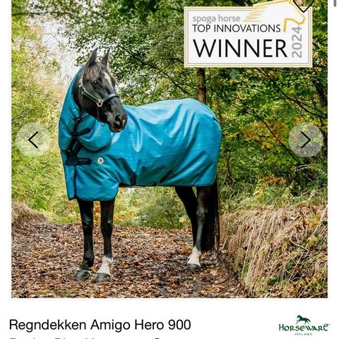 Horseware Amigo regndekken i str. 145