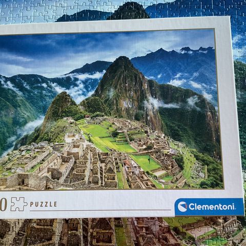 Puslespill Machu Picchu 1000 brikker