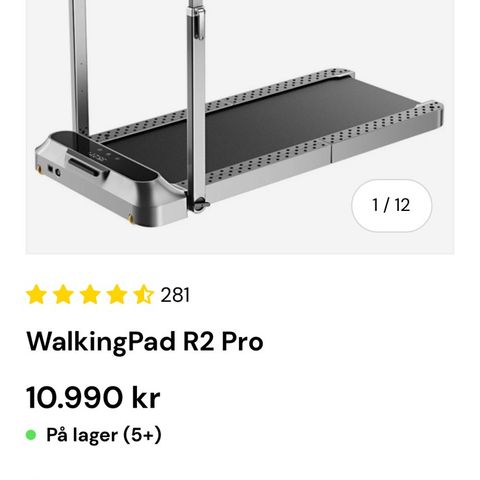 Walkingpad R2 Pro selges billig