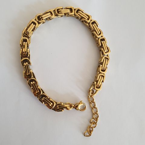 Gold plated bracelet