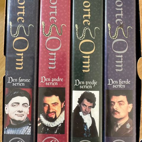 Sorte Orm vhs samling (Rowan Atkinson)