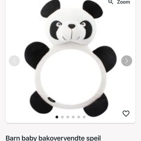 Baksetespeil | Panda 🐼