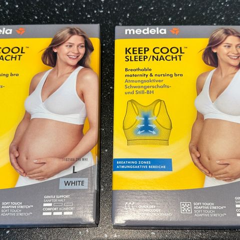 Medela keep cool natt amme bh (2 stk)