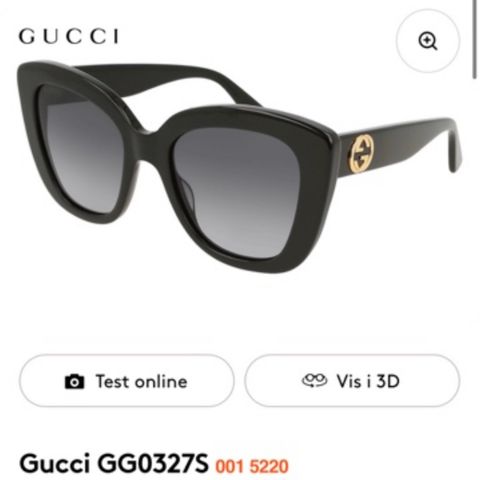 Solbriller fra Gucci