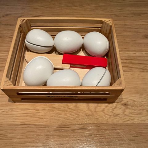 Melissa & Doug - lekemat - tre - egg