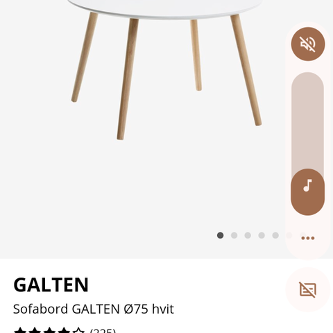 Galten sofabord