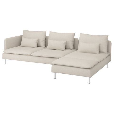 SÖDERHAMN sofa i  Hillared beige