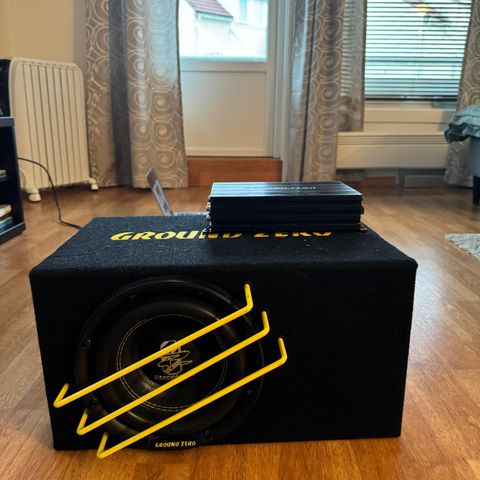 Ground Zero Subwoofer 8’’ + Forsterker