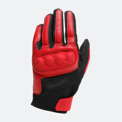 MC-Hansker Dainese rød røde red L 9 XL 10