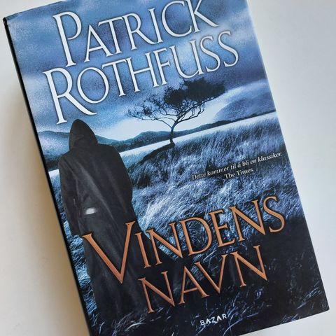 Patrick Rothfuss: Vindens navn. (Norsk) (Innbundet) (Fantasy)