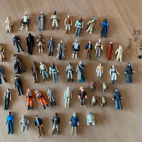 Originale Star Wars figurer