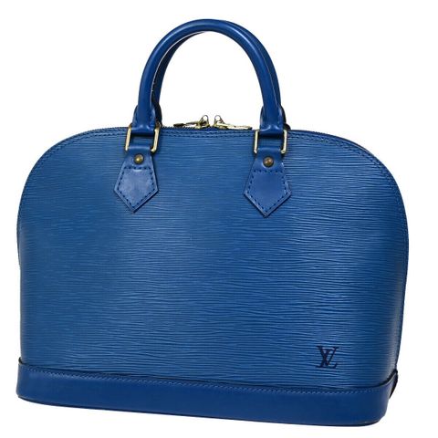 LOUIS VUITTON Alma epi leather blå