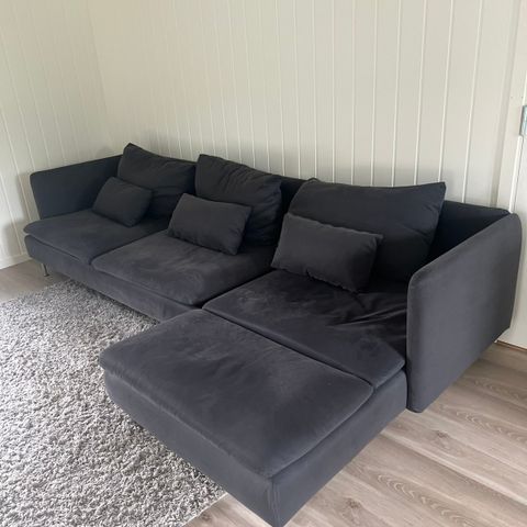 Søderhamn sofa samsta mørk grå