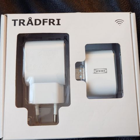 Usb lader via Ikea Wifi Trådfriserien