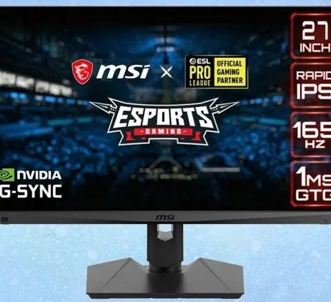 MSI Optix MAG274QRF-QD 1440p IPS 165hz 1ms gaming skjerm