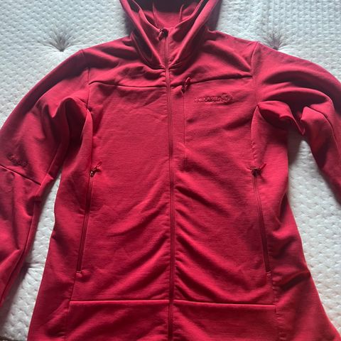 Norrøna Falketind W’ warmwool2 stretch zip hood , jester red