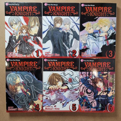 Vampire Knight-serien bok 1 til 12