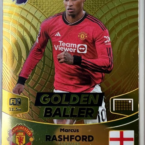 Fotballkort 2024 - Golden Baller, Marcus Rashford