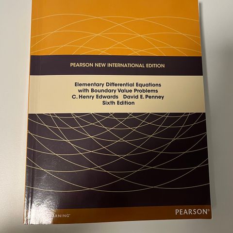 Elementary Differential Equations with Boundary Value Problems