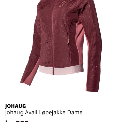 Johaug Avail Jacket dame/jenter S/M