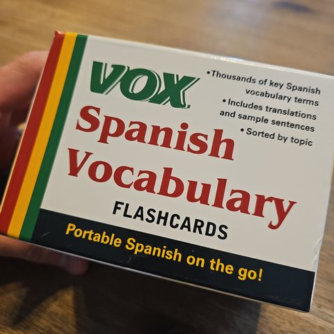 Flashcards spansk