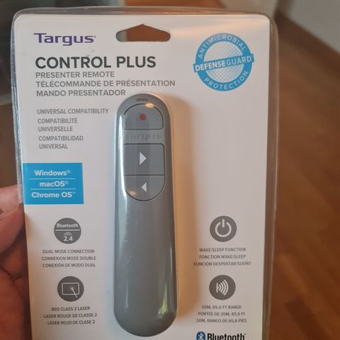 Presentasjonsverktøy Targus control plus bluetooth