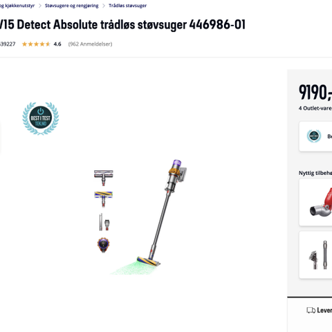 Dyson V15 Detect Absolute