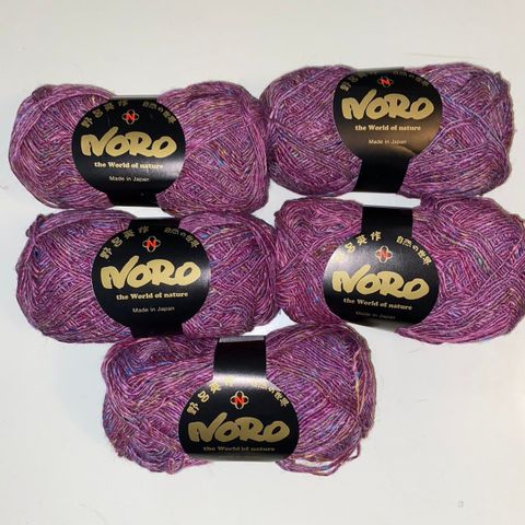 5 nøster Noro Silk garden sock solo