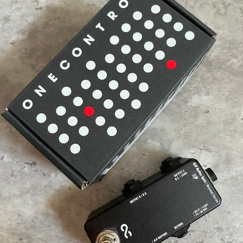 One Control BJF Buffer Split pedal