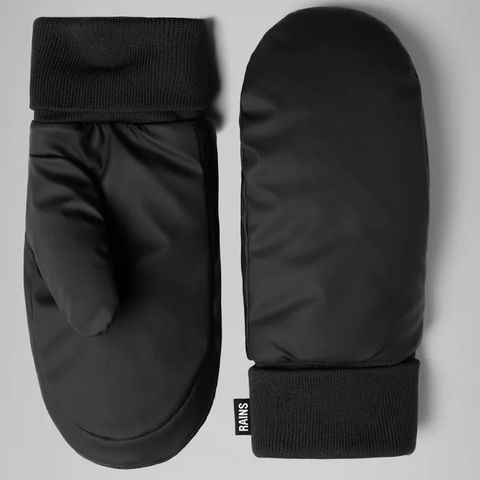 RAINS Alta puffer mittens/votter, str S (S/M) Vind/vanntette