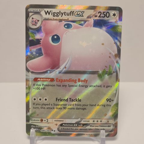 Wigglytuff ex 040/165 Double Rare Holo - Pokemon Scarlet & Violet 151