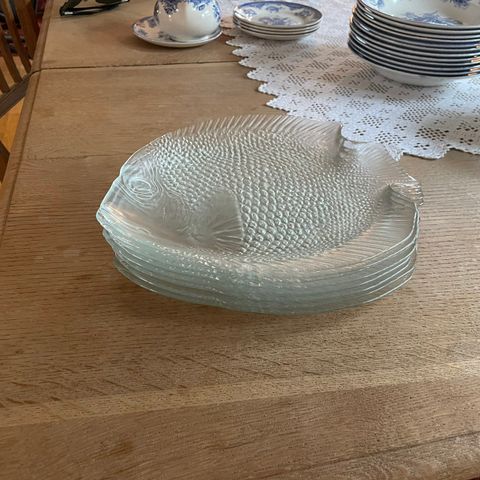 Tallerkner glass fiskefasong