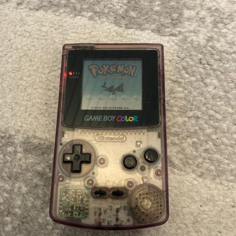 Gjennomsiktig Lilla Gameboy Color